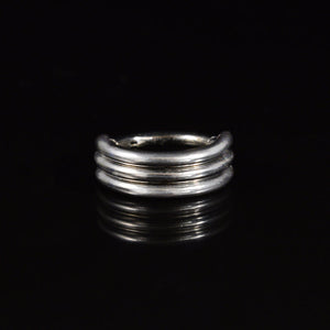 clicker ring for ear piercings 3 rings