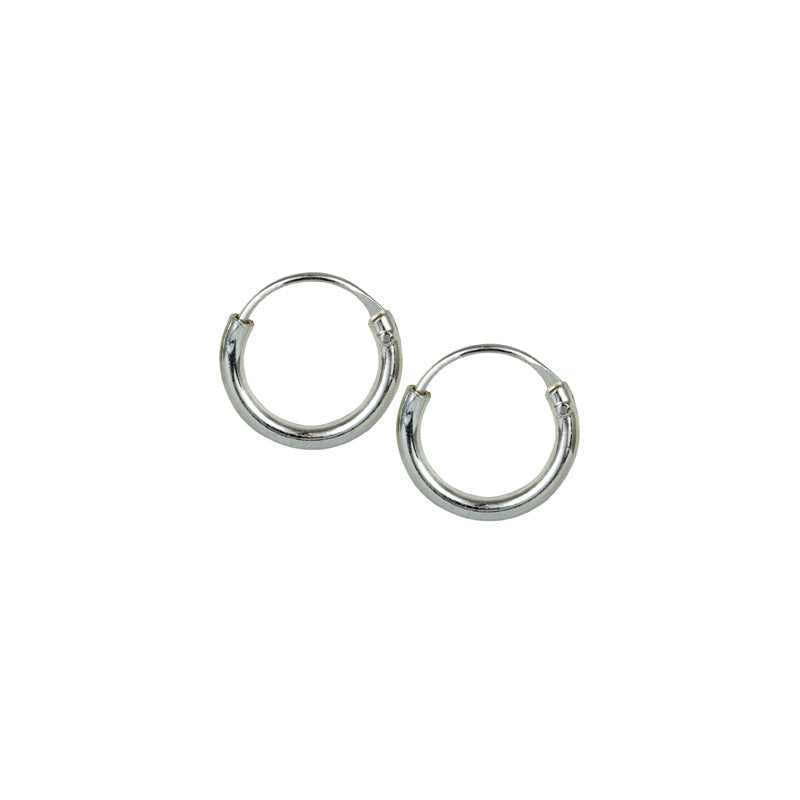 Very Small Silver Hoop Earrings 8mm