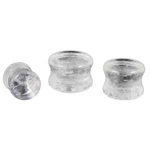Quartz Crystal Flesh Plugs