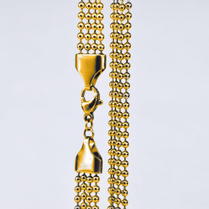 Chain Bracelet in Gold Steel