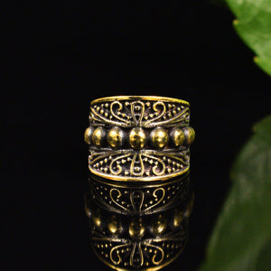 Tribal Brass Dreadlock Dread Bead or Ear Cuff