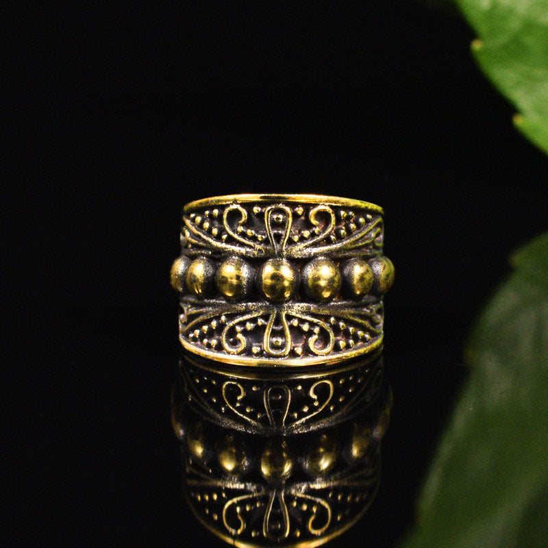 Tribal Brass Dreadlock Dread Bead or Ear Cuff