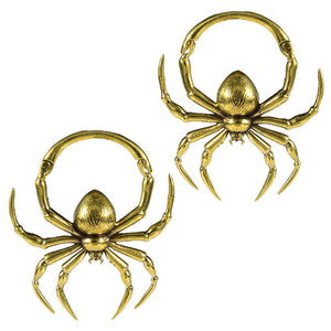 spider earrings for stretched ears