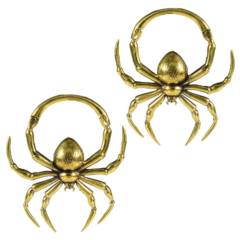 spider earrings for stretched ears