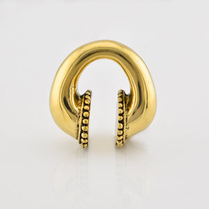 gold brass ear weight