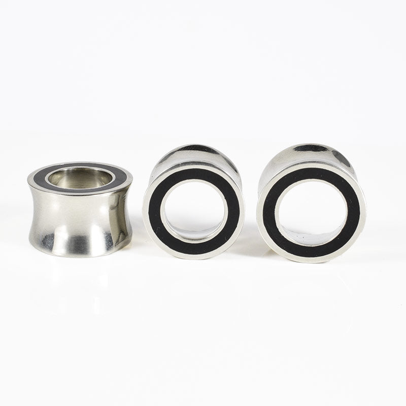 Ear Tunnels with Black Rim