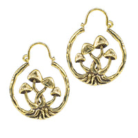 magic mushroom earrings