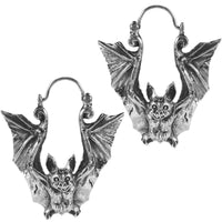 gothic earrings vampire bats