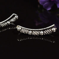 Ear Crawler Earring in Silver from Bali
