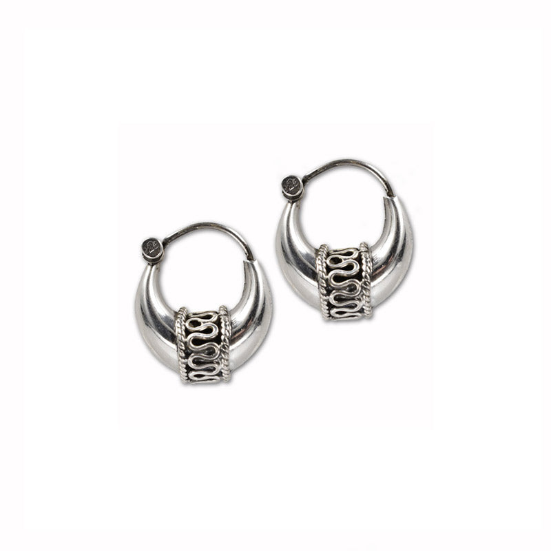 small tribal earrings from india