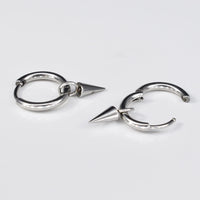 Steel Clicker Hoops with Hanging Spike
