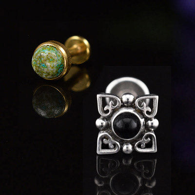 ear and body piercing jewellery for septum, nose, navel, labret, tragus, helix, daith piercings