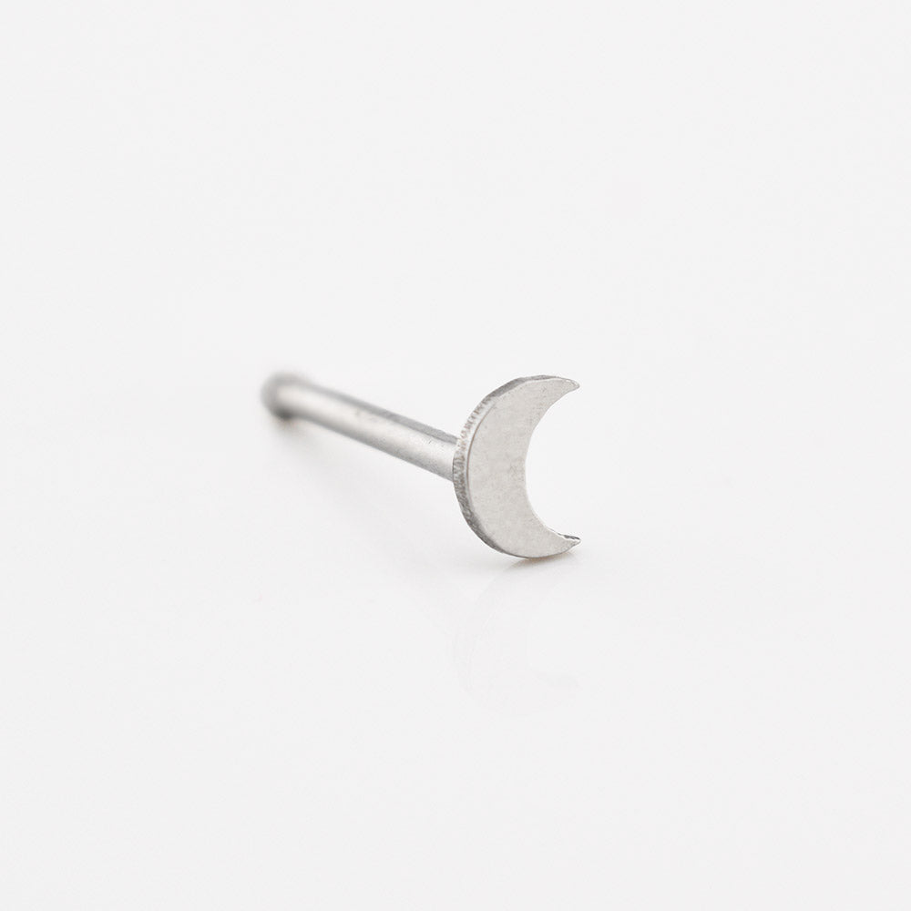 Crescent Moon Nose Stud