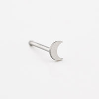 Crescent Moon Nose Stud