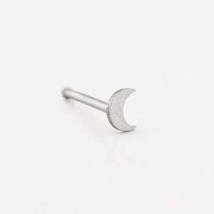 Crescent Moon Nose Stud
