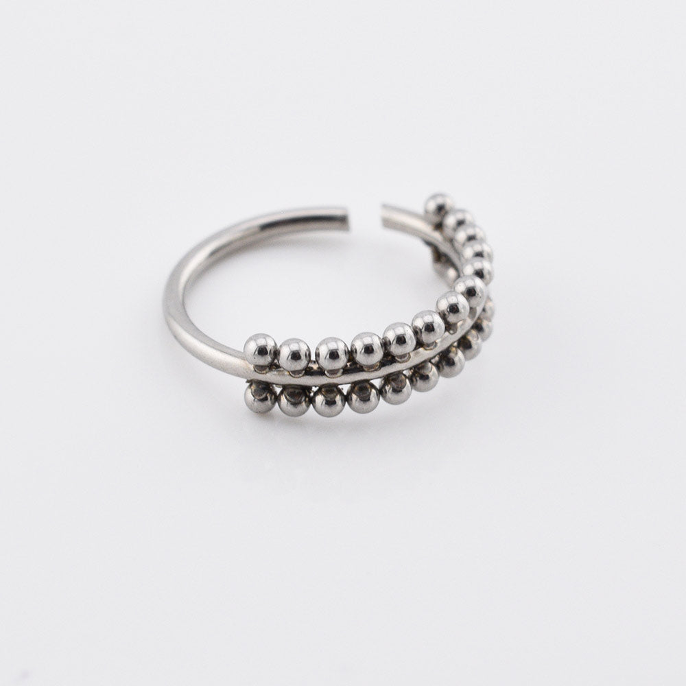 'Maya' Double Beaded Nose Ring