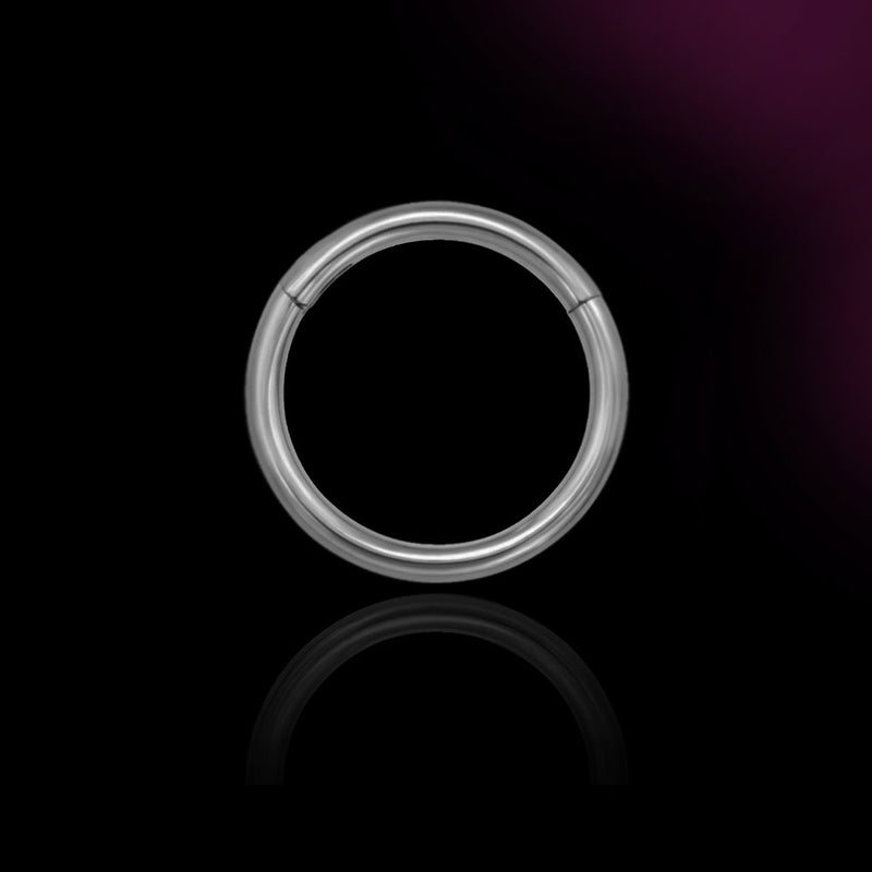 titanium nose ring hinged segment clicker ring for nose piercing