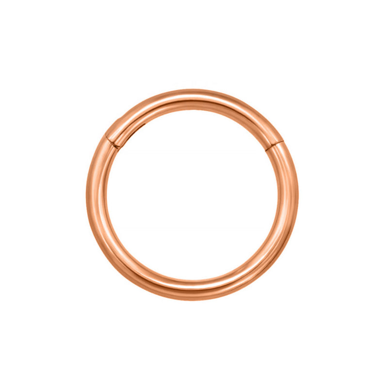 rose gold nose ring titanium