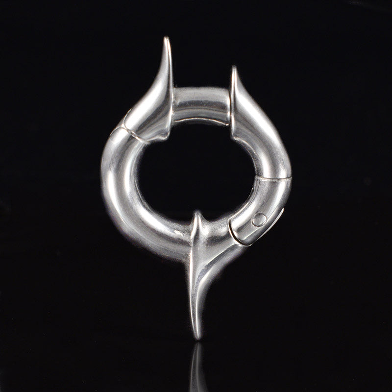 techno punk industrial ear hanger weights