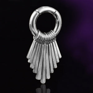 hoop ear weights with hanging rays