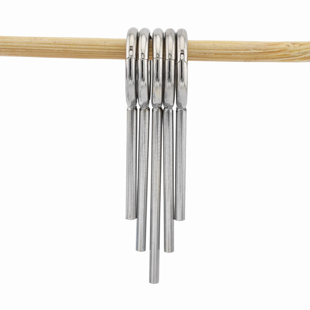 Clicker Ring Stack with Drop Spikes