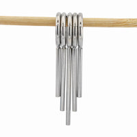 Clicker Ring Stack with Drop Spikes