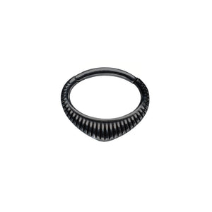 black septum ring clicker 
