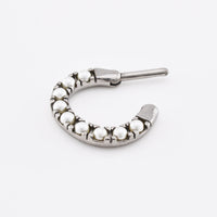 Pearl Septum Clicker Ring