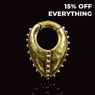 tribal ear weights, ear hangers for stretched ear lobes