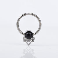 BCR with Black Onyx and Filigree