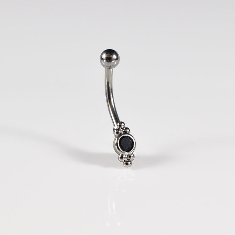 curved barbell at 1.2mm perfect for rook, daith, snug and eyebrow piercings