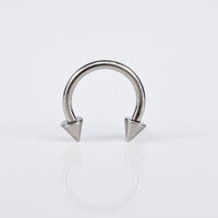 Circular Barbell with Spike Ends
