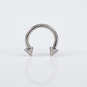 Circular Barbell with Spike Ends