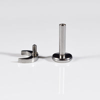 internally threaded crescent moon labret