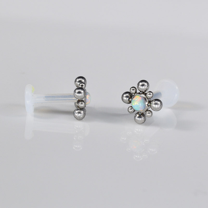BioFlex Opal Labret With Beading
