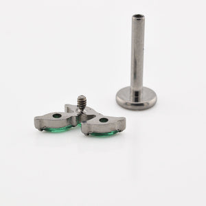 Green Vine Leaves Labret