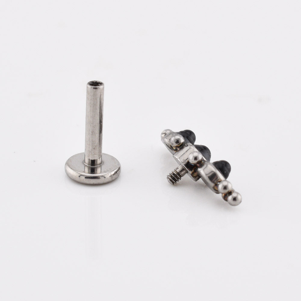 'Jharna' Helix Labret Onyx Cascade