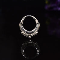 1.2mm Tribal Dots Hinged Segment Ring