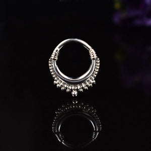 1.2mm Tribal Dots Hinged Segment Ring