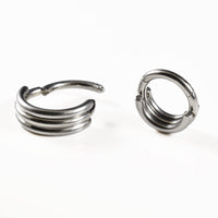 3 ring clickers for piercings hinged segment rings