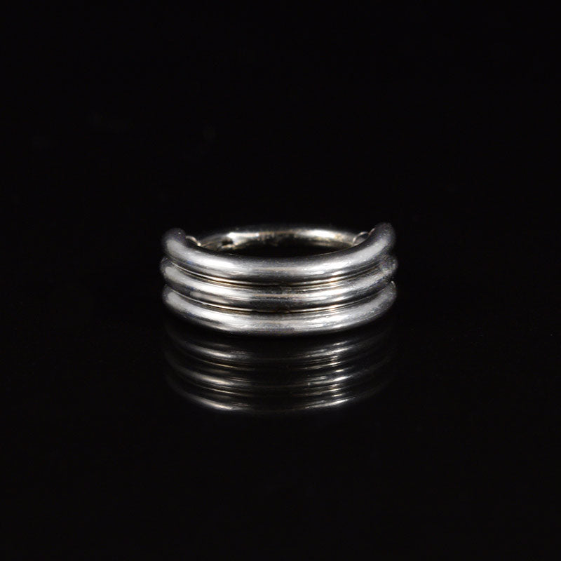clicker ring for ear piercings 3 rings
