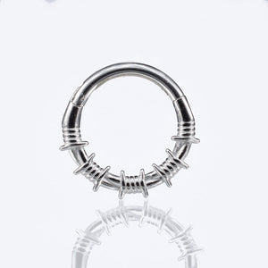 barbed wire segment ring