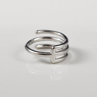 Triple Hoop Clicker RIng
