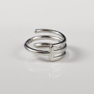 Triple Hoop Clicker RIng