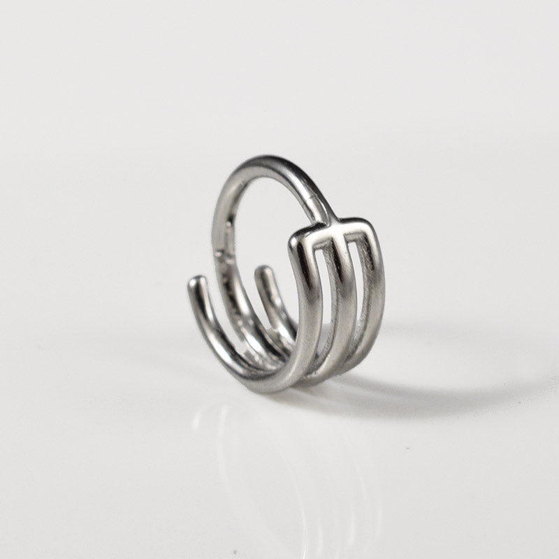 Triple Hoop Clicker RIng