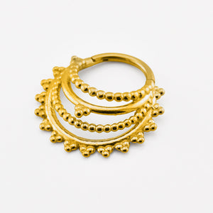 'Kashvi' Rajasthani Clicker Ring in Gold