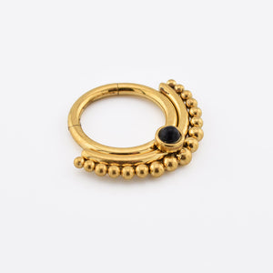 Hinged Segment Clicker Ring 'Tajalli'