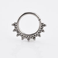 Tribal Beads Clicker Ring