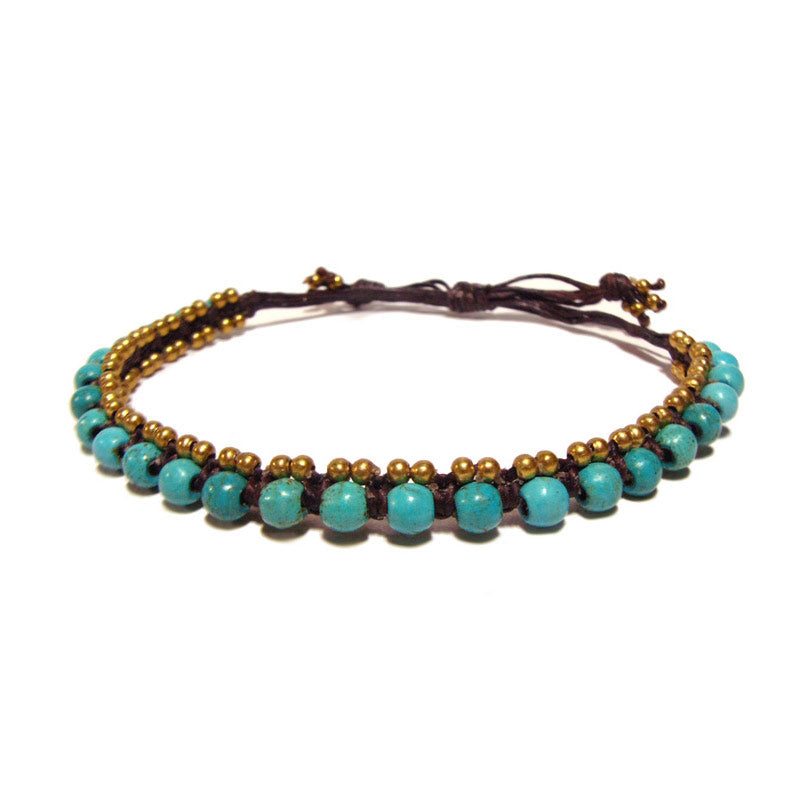 turquoise stone bead bracelets