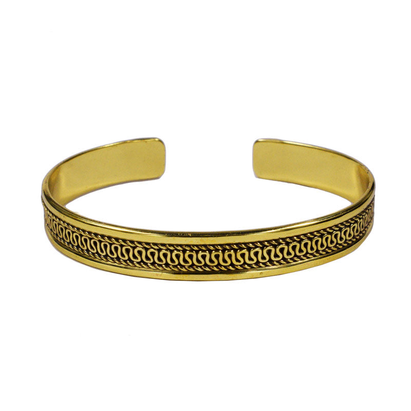 Tribal Brass Bangle